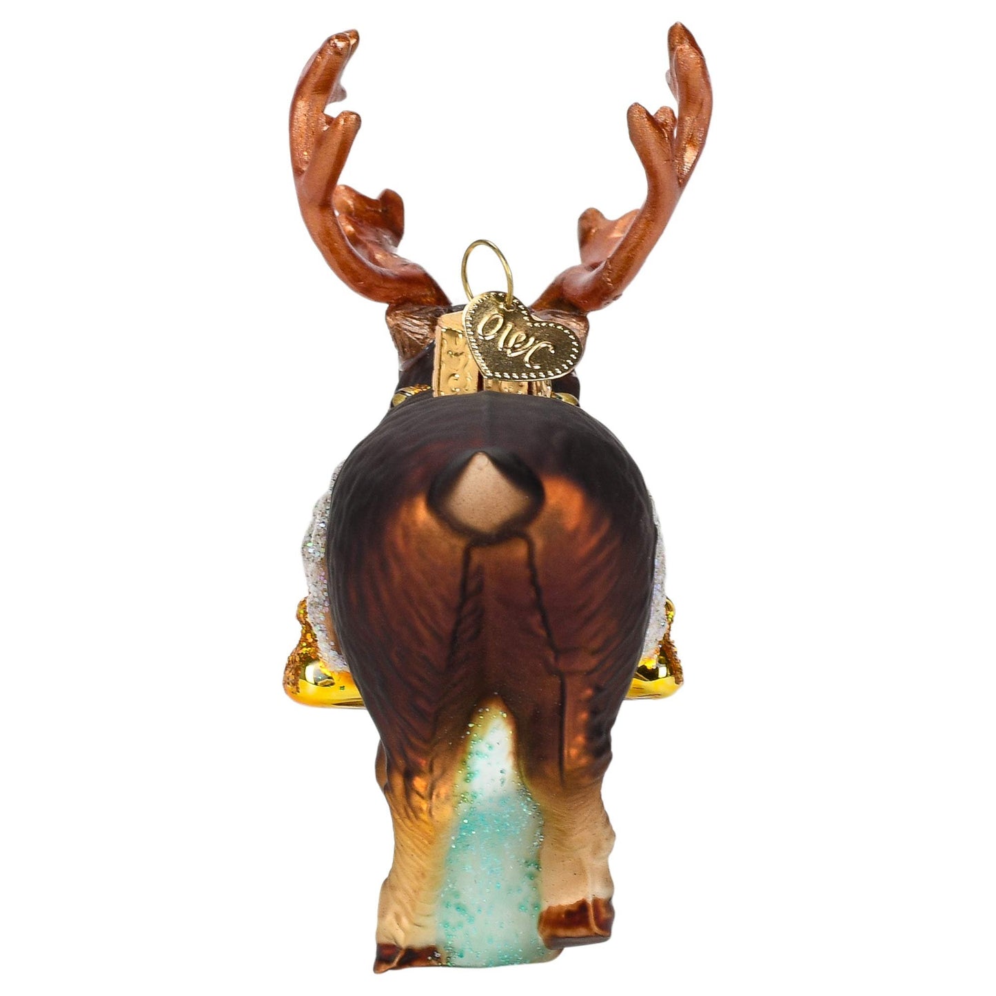 Old World Christmas Ornaments Reindeer Glass Blown Ornaments for Christmas Tree