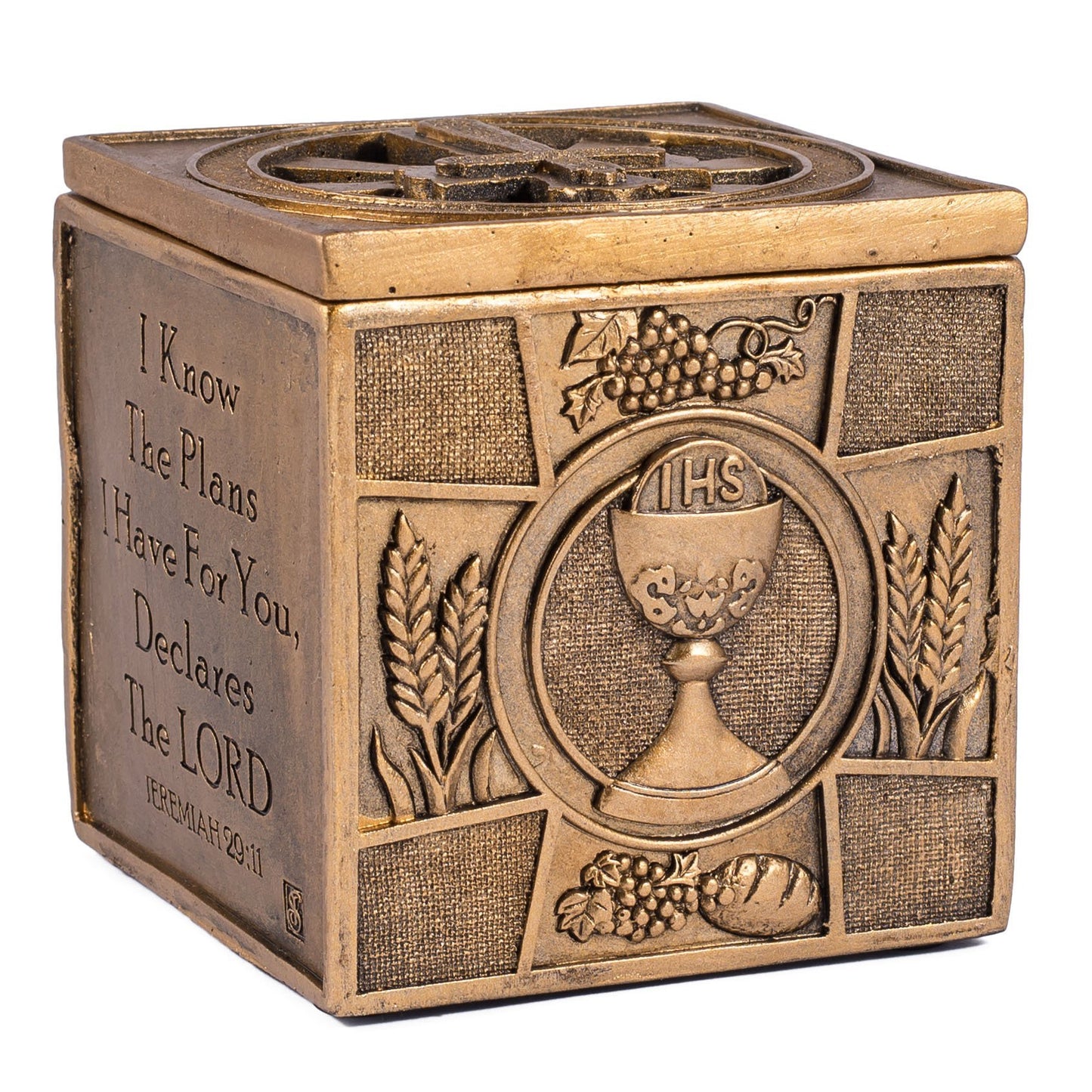 Joseph's Studio by Roman, Confirmation Collection, 3.75"H MULT SACRAMENT KEEPSAKE, Home Décor, Devout Gift, Prayerful Inspiration (3x3x3)