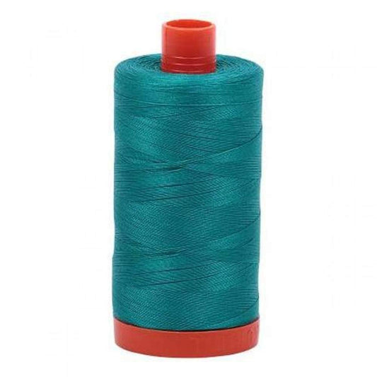 Aurifil Mako Cotton Thread Solid 50wt 1422yds Jade