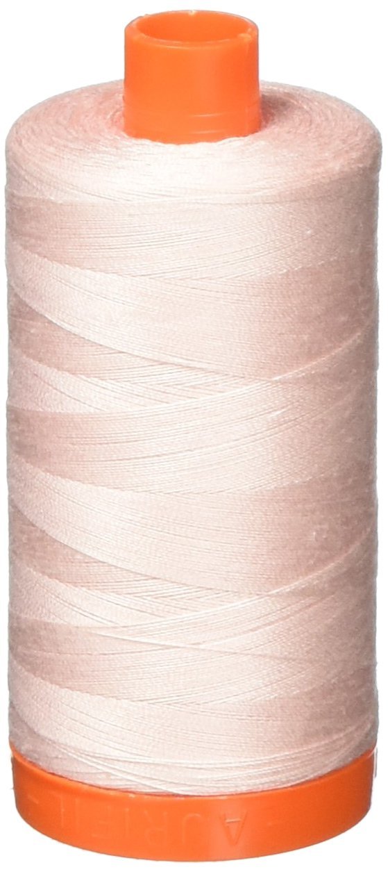 AURIFIL USA 1,422yd-Pale Aurifil Mako Cotton Thread Solid 50wt 1422yds, Pale Pink