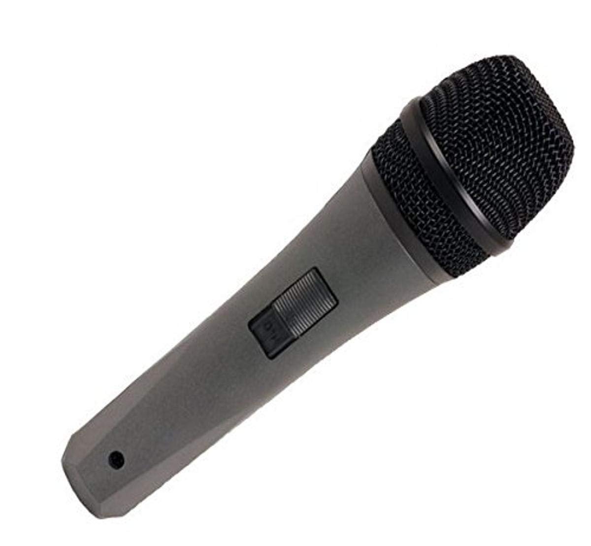 VocoPro Wired, 1 Dynamic Vocal Microphone, 3.5 mm Jack, Black, Mark-7 (MARK7)