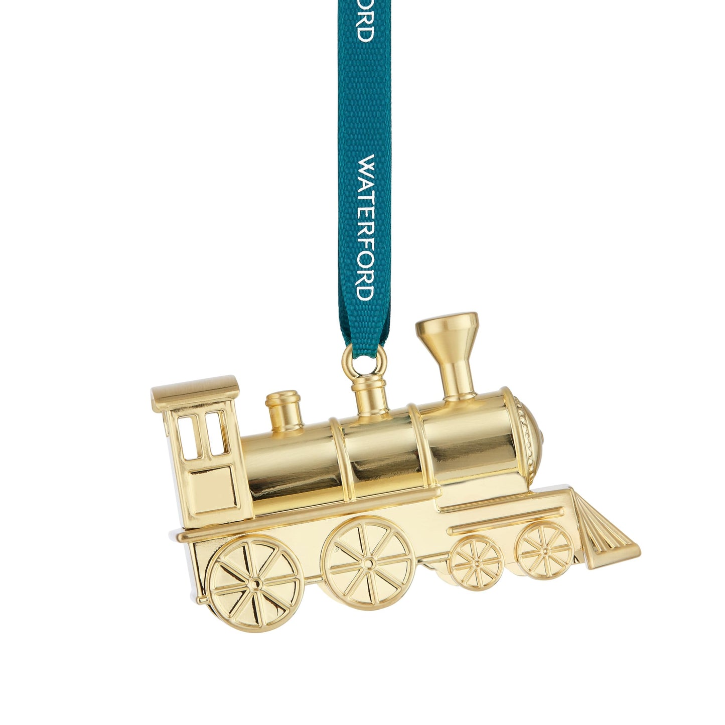 Steam Train Golden Ornament