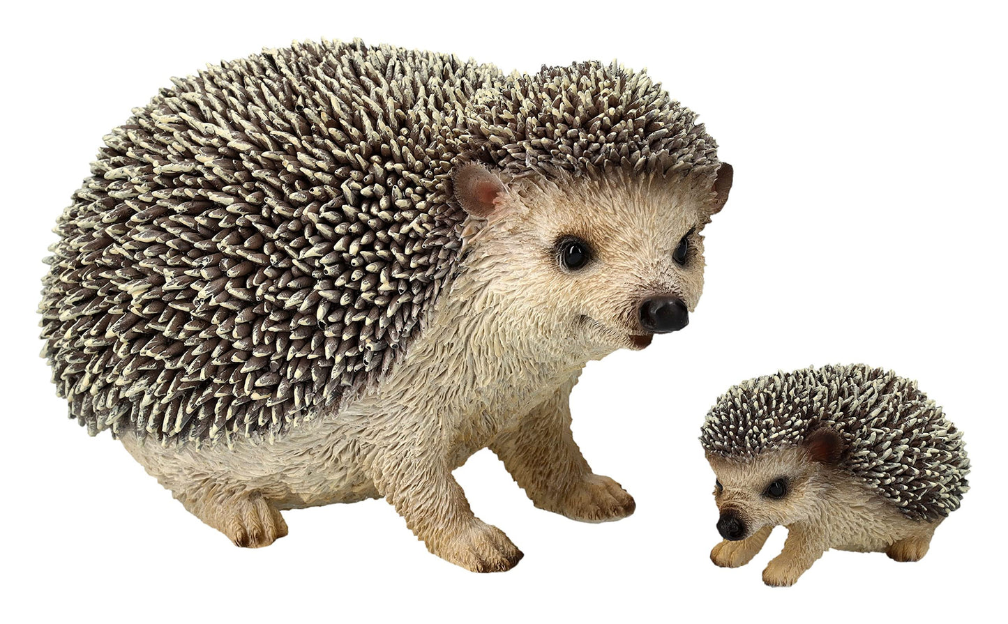 Pacific Trading Mother and Baby Hedgehog Figurine 17 Inch Multicolor