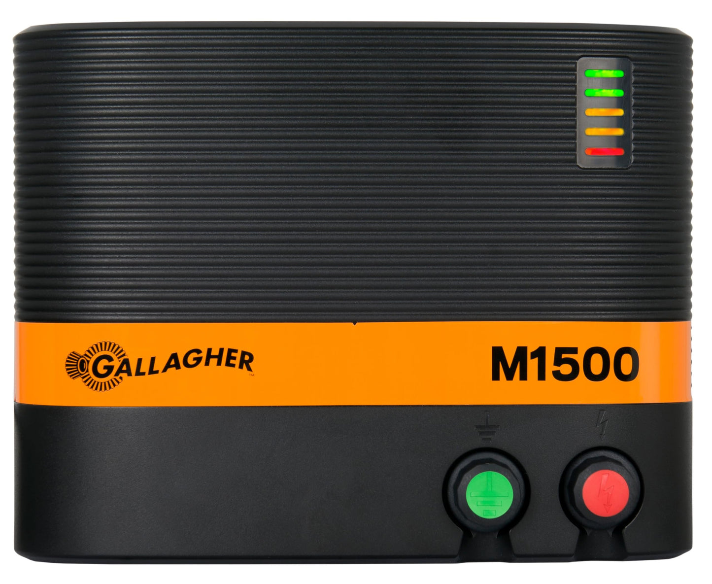 Gallagher M1500 Electric Fence Energizer | 110V Plug-in Fence Charger for Livestock, Horses, and Large Pastures | Powers Up to 160 Miles of Fence | Low Impedance, Built-in Lightning Protection