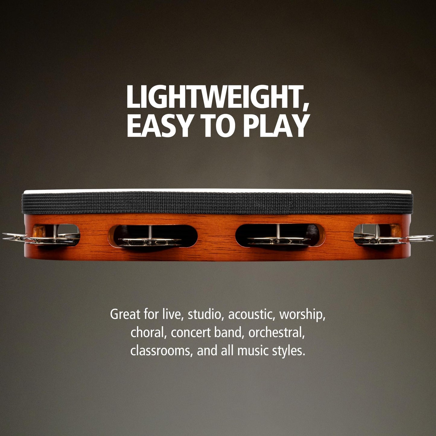 Traditional Aluminum Jingle Tambourine