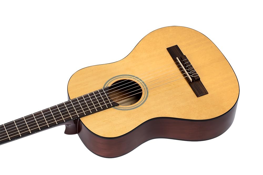 Ortega Guitars 6 String Student Series 1/2 Size Nylon Classical Guitar, Right (RST5-1/2)