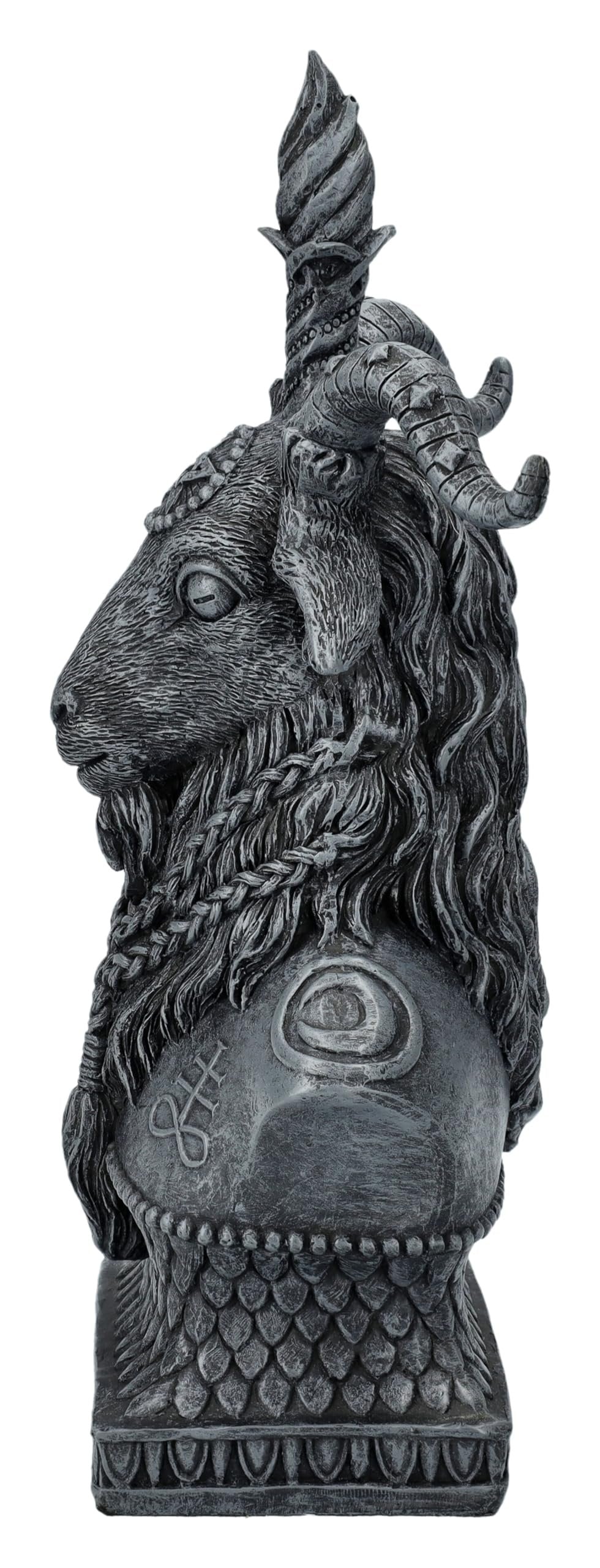 Pacific Giftware 8" Sabbatic Goat Baphomet Bust Statue, Keeper of The Mystical Realm Decorative Sculpture Figurine