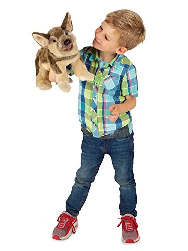 Folkmanis German Sheperd Puppy Hand Puppet, 3116