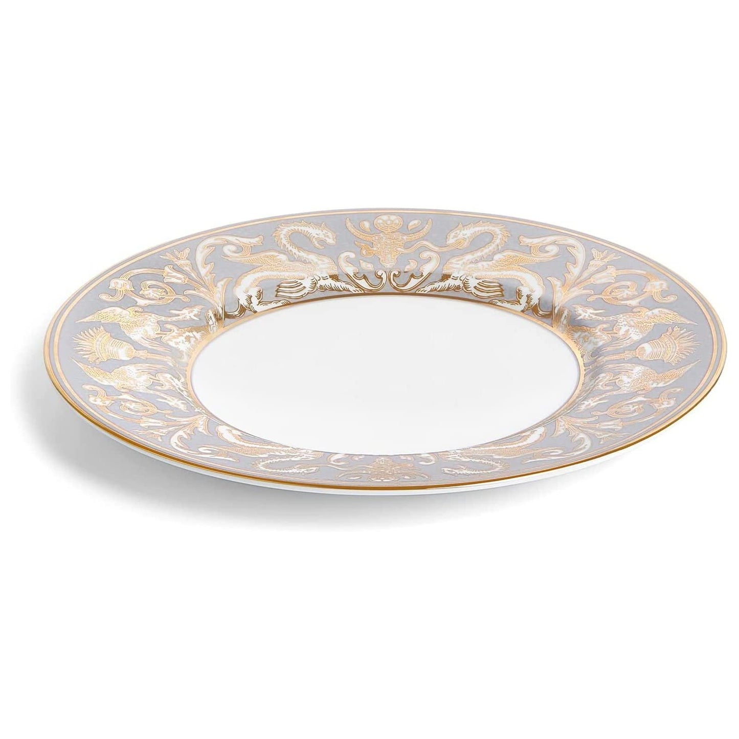 Wedgwood Renaissance Grey Scroll Accent Salad Plate