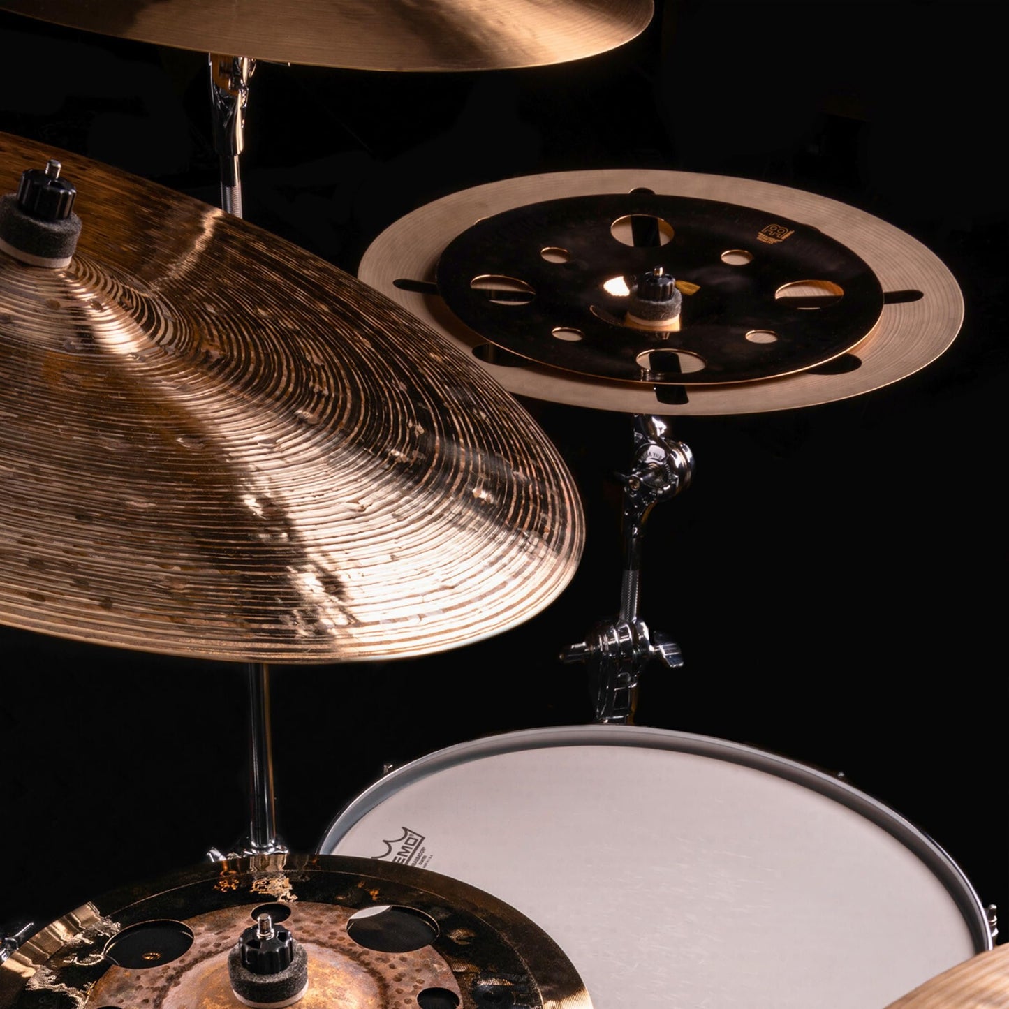 Meinl Cymbals AC Luke Holland Artist Concept Model Byzance/Classics Custom Bullet Stack, inch