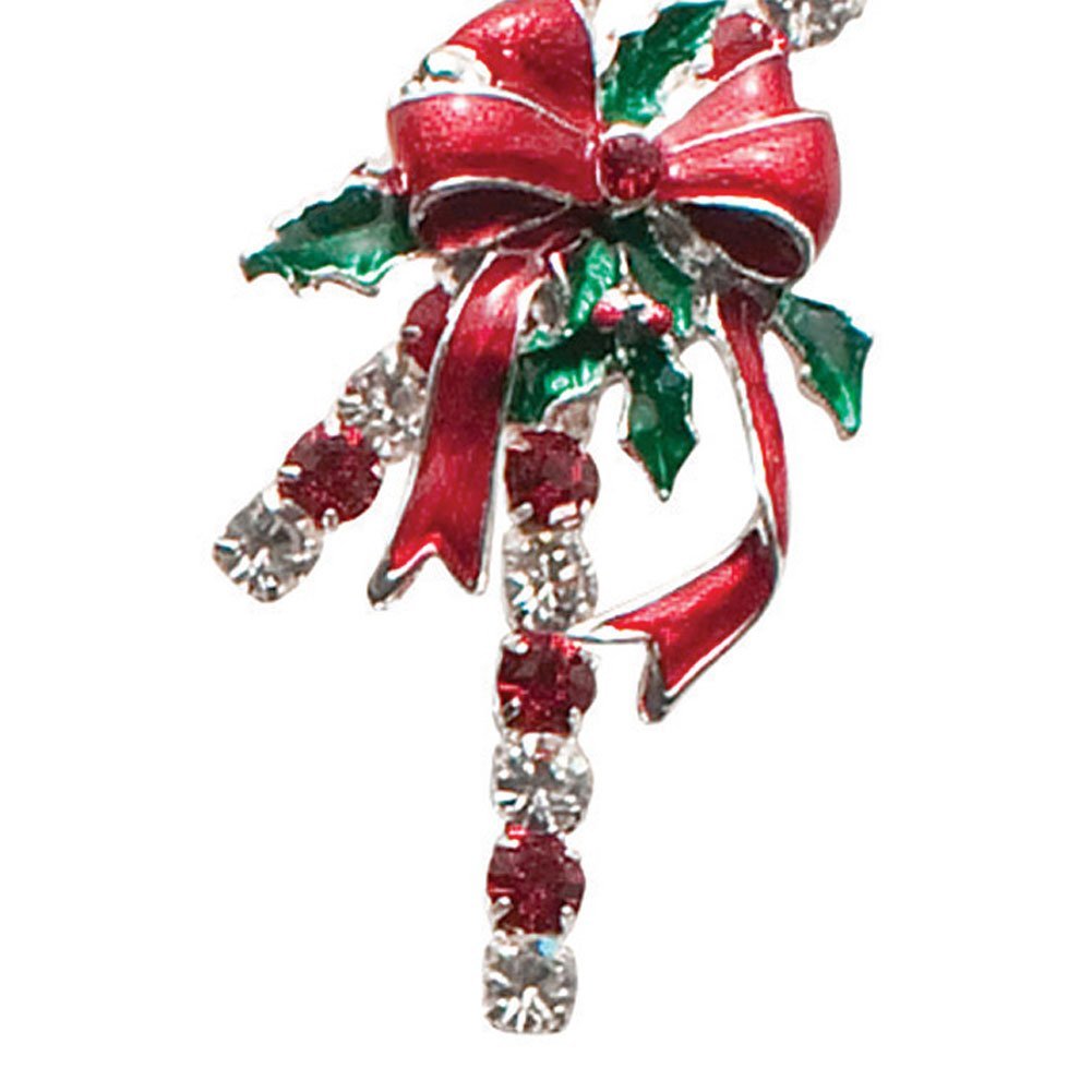Roman 75368 Pin - Candycane Story With Gift Box - 2.5 in.
