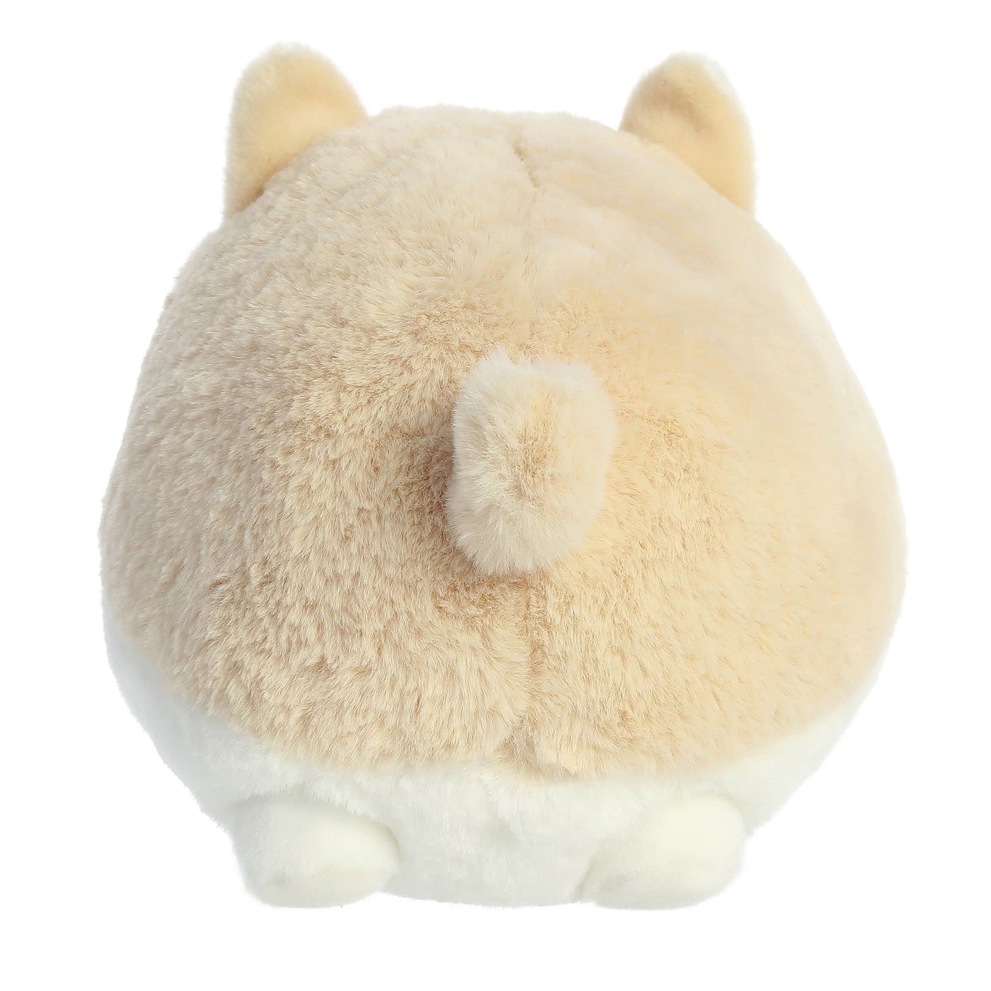 Aurora® Playful Teddy Pets™ Pom Stuffed Animal - Unique Design - Endless Play - Cream 9 Inches