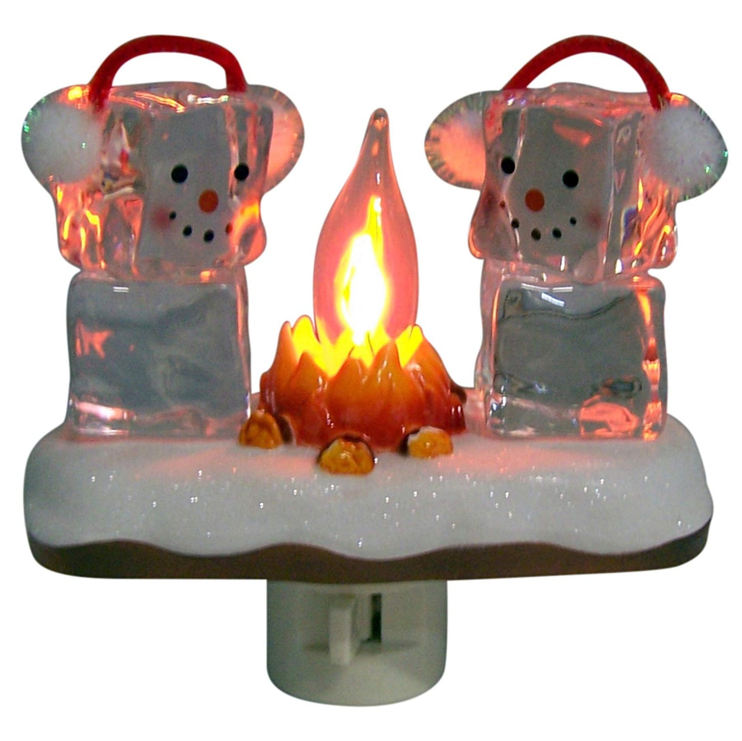 Roman 4.5" H ICE Cube Campfire Night
