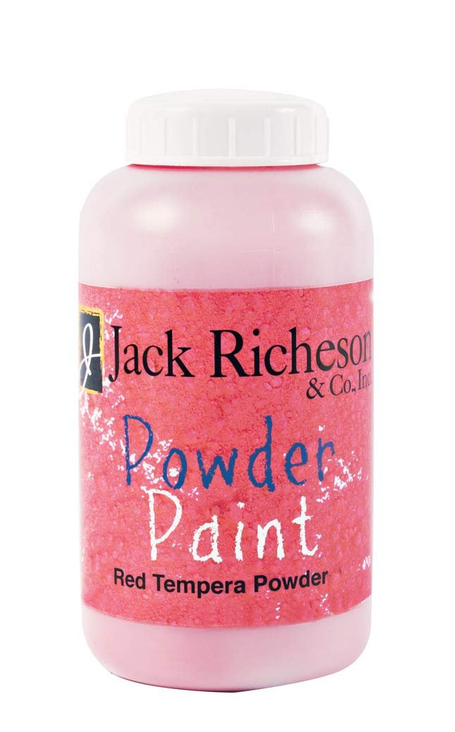 Jack Richeson Powdered Tempera Paint, Red, 1 Pound (Pack of 1)