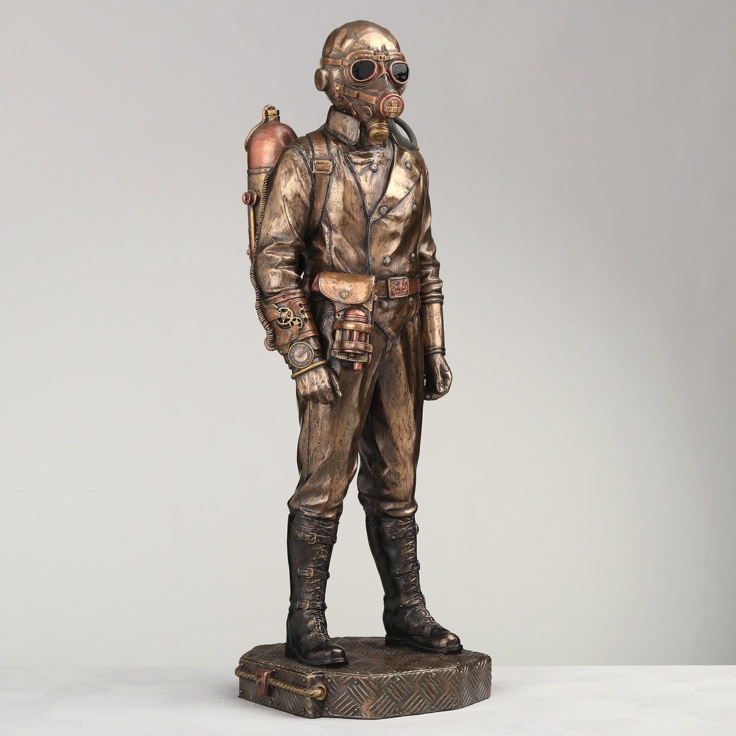 Unicorn Studios WU76828A4 Steampunk Aeronaut Sculpture - Bronze
