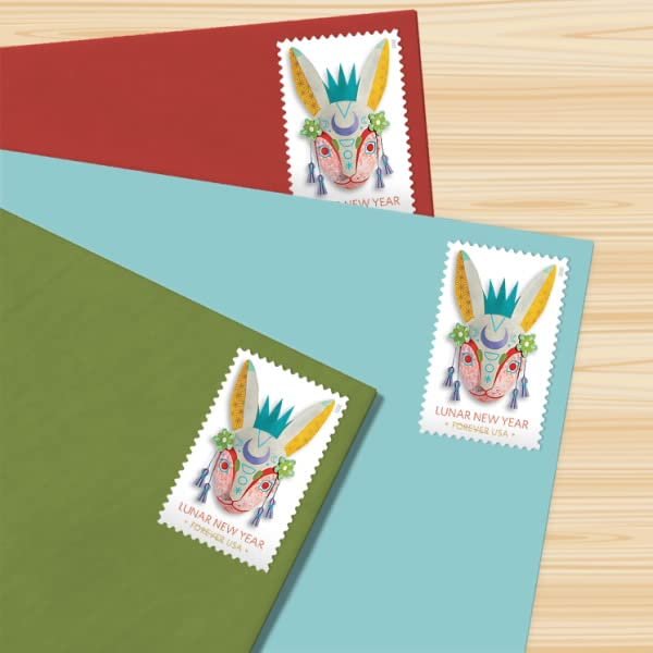 Lunar New Year: 2023 Year of The Rabbit, Sheet of 20 Postage Stamps