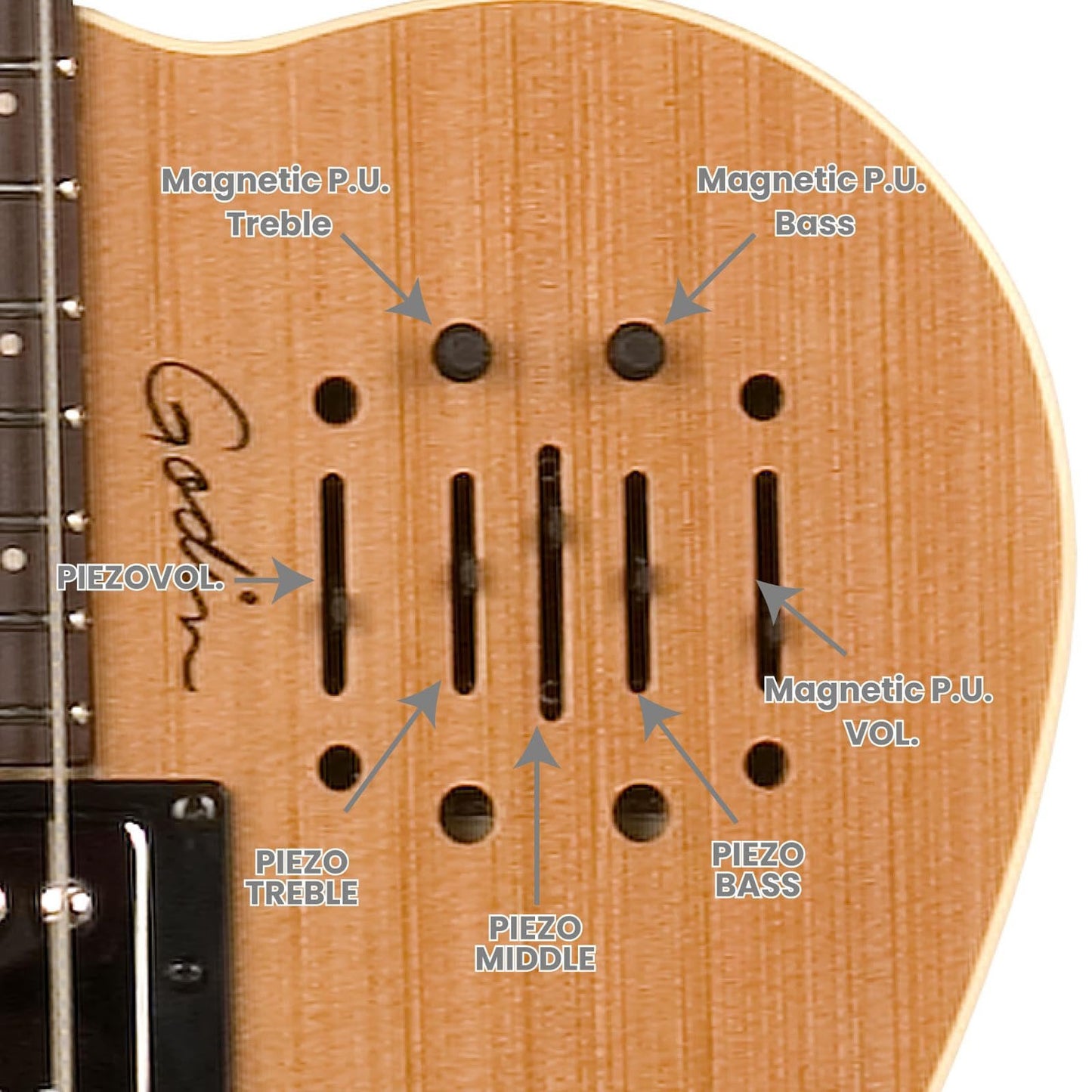 Godin 036752 A6 Ultra / Left