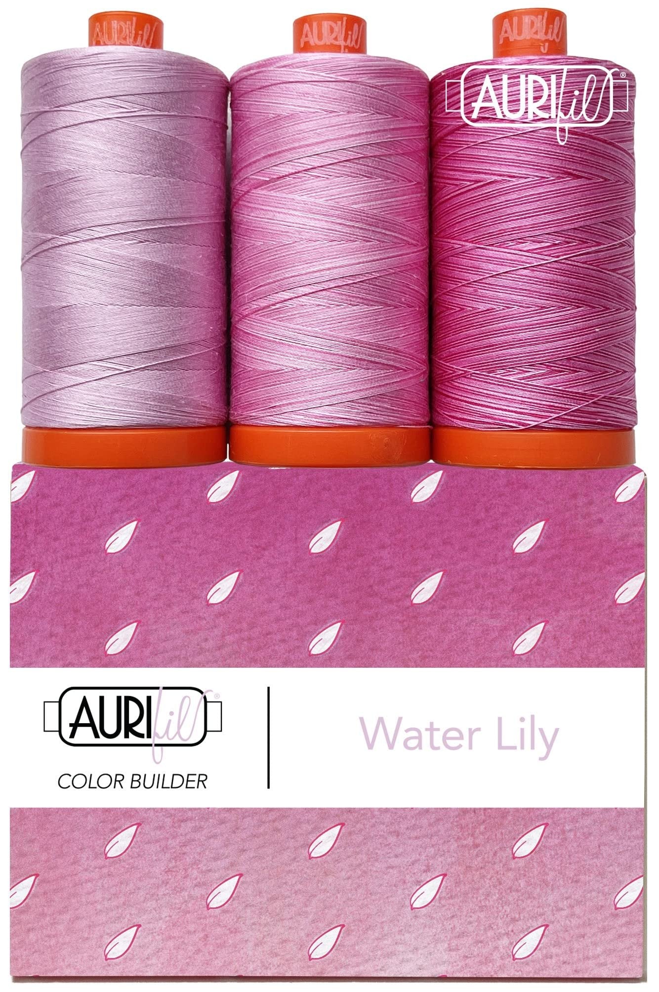 AURIFIL USA Thread Collection, Amazon Water Lily