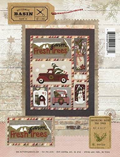 Bringing Home the Tree Christmas Wall-hanging pattern - by Buttermilk Basin - 43" x 51.5" BMB 1359