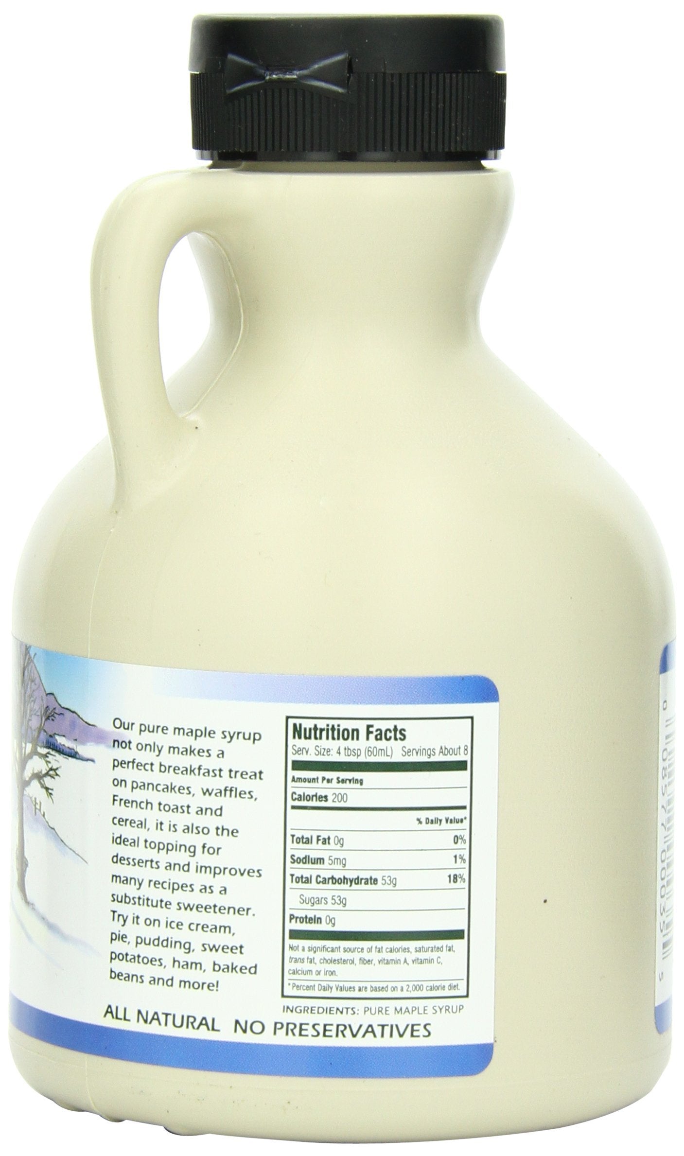 Butternut Mountain Farm Pure Maple Syrup From Vermont, Grade A (Prev. Grade B), Dark Color, Robust Taste, All Natural, Easy Pour Jug, 16 Fl Oz, 1 Pint