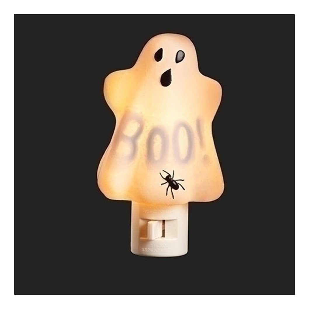 Roman Boo! Halloween Nightlight, 5.25-inch Height, Seasonal Lighting Decoration