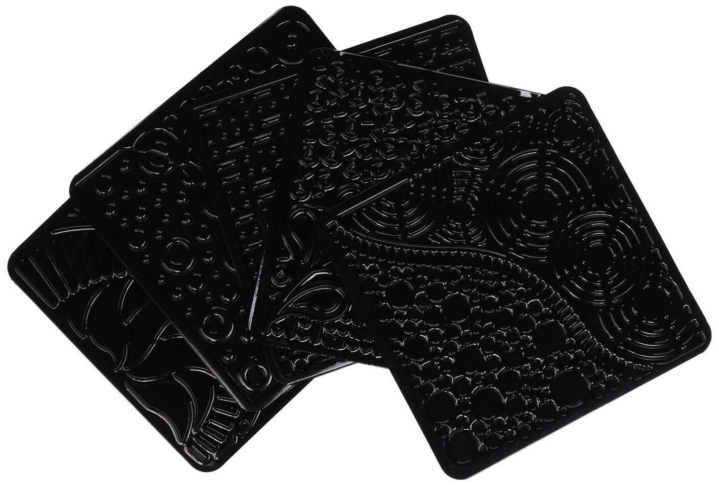 Cedar Canyon Textiles CCT4007 Artist's Paintstiks Rubbing Plates, Doodles, 6-Pack