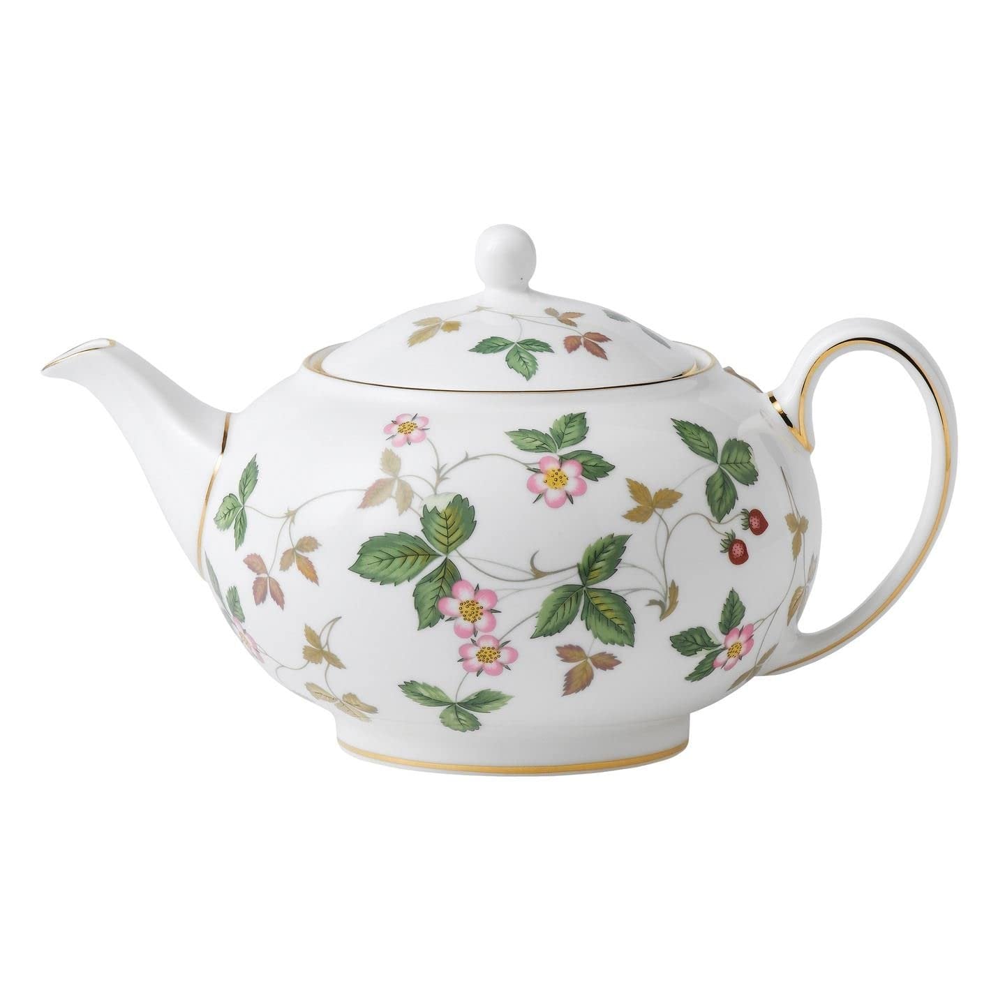 Wedgwood Wild Strawberry Teapot, 1 Count (Pack of 1), Multi