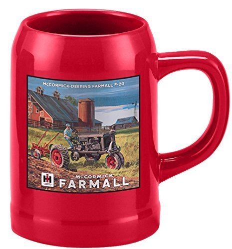 Cornell McCormick Deering Farmall F-20 20oz Mug Red with Tractor