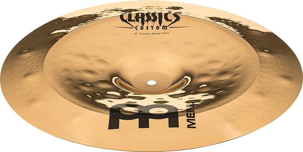 Meinl 18" China Cymbal - Classics Custom Extreme Metal - Made in Germany, 2-YEAR WARRANTY (CC18EMCH-B)