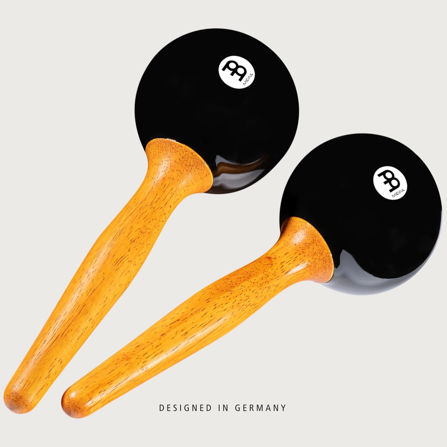 Live Maracas Hand Shaker Rattles with All-weather Synthetic Shells and Handles — NOT MADE IN CHINA — Great for Live Performances, 2-YEAR WARRANTY