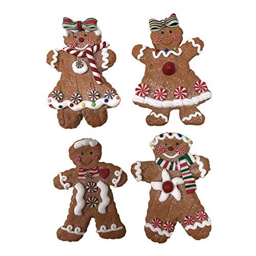 Kurt Adler D3172 Gingerbread Boy/Girl Ornament 4A