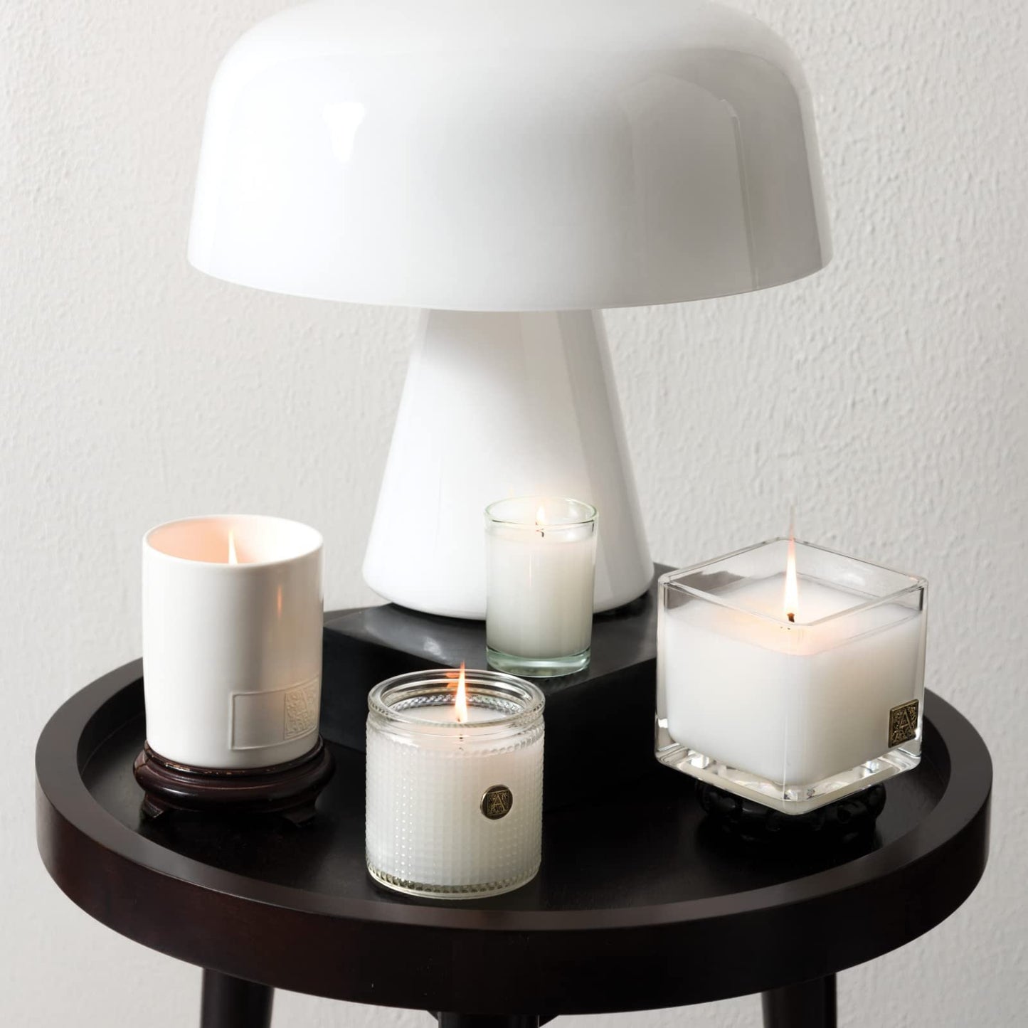 Aromatique The Smell of Gardenia - Textured Glass Candle