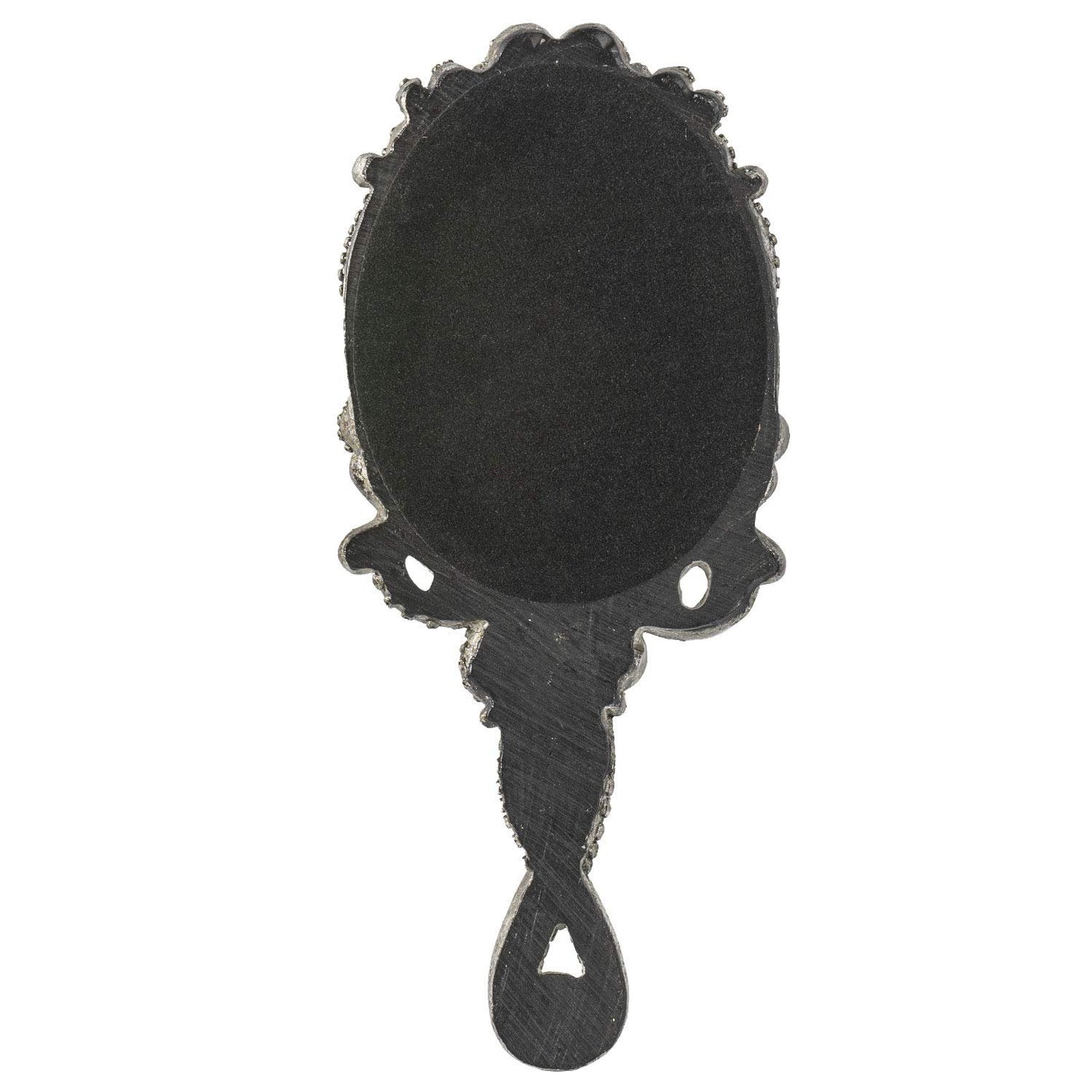 Pacific Trading Gothic Kraken Hand Held Mirror Home Accent Decor, Small Decorative Antique Sea Creature Inspired Silver Tone Mirrors with Handle, 14050