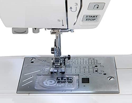 Janome 3160QOV Quilts of Valor Full-Size Quilting Sewing Machine with 60 Built-In Stitches, 6 One-Step Buttonholes, and Backlit LCD Screen (White)