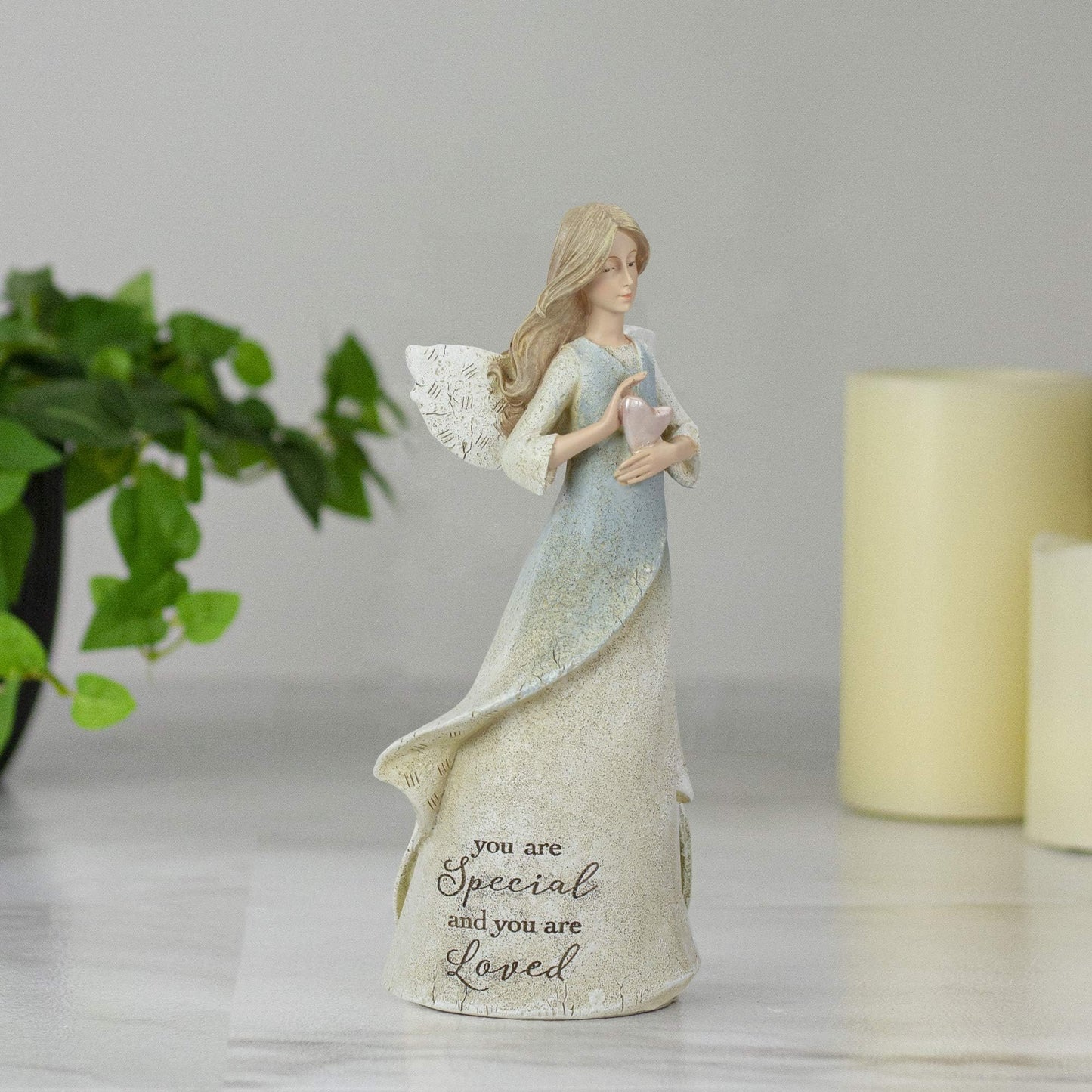 Roman Giftware Inc., Inspirational Angels Collection, 8.5" H You are Loved Angel,Religious, Inspirational, Durable (3x3x8)