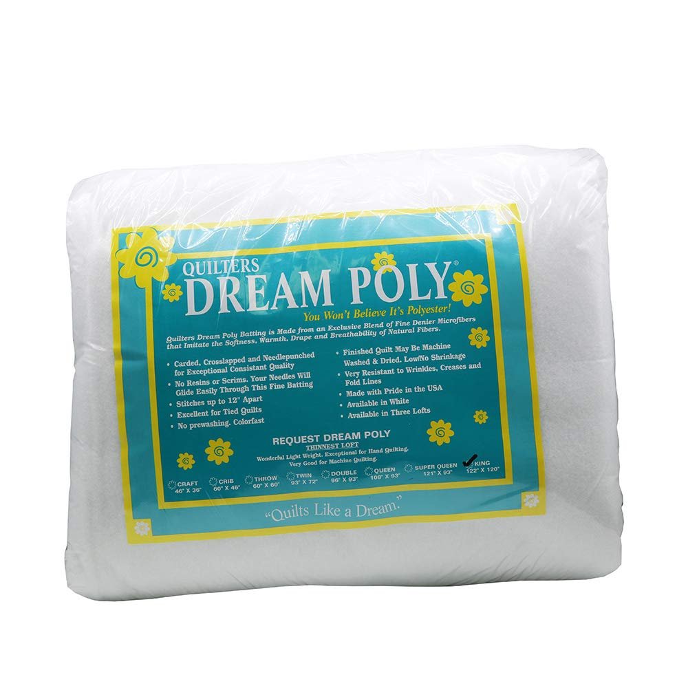Quilters Dream Request White Poly King Batting