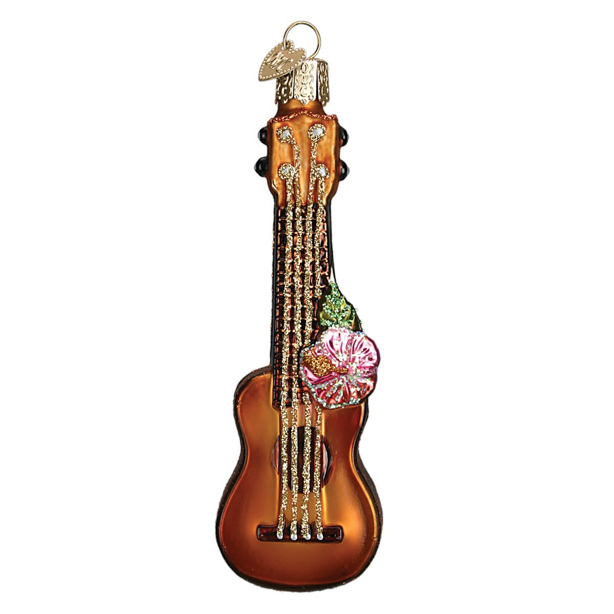 Old World Christmas Ornaments: Musical Instruments Glass Blown Ornaments for Christmas Tree