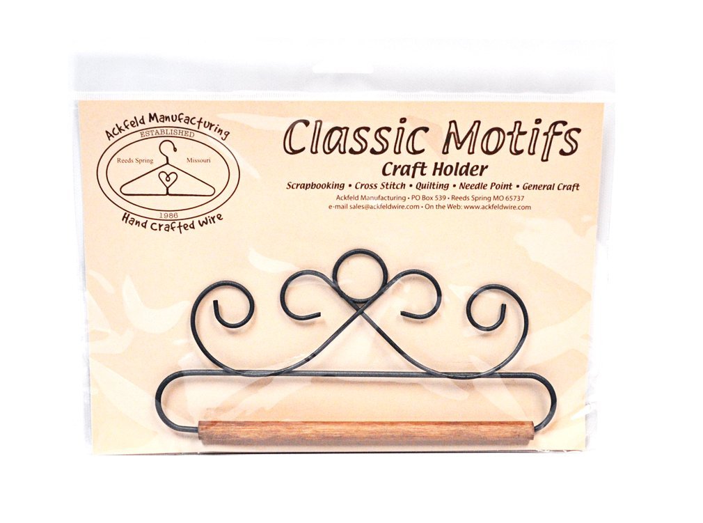 Ackfeld 6-1/2in French Curls Gray Fabric Holder, 6-1/2"