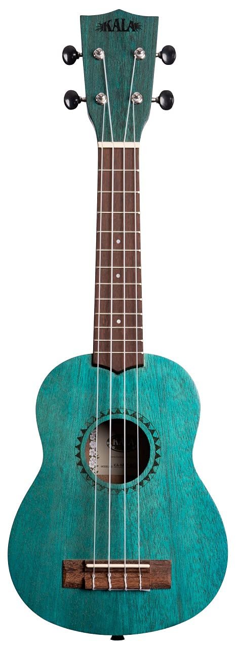 Kala Brand Music Co., 4-String Ukulele, Right, Ocean Blue (KA-MRT-BLU-S)
