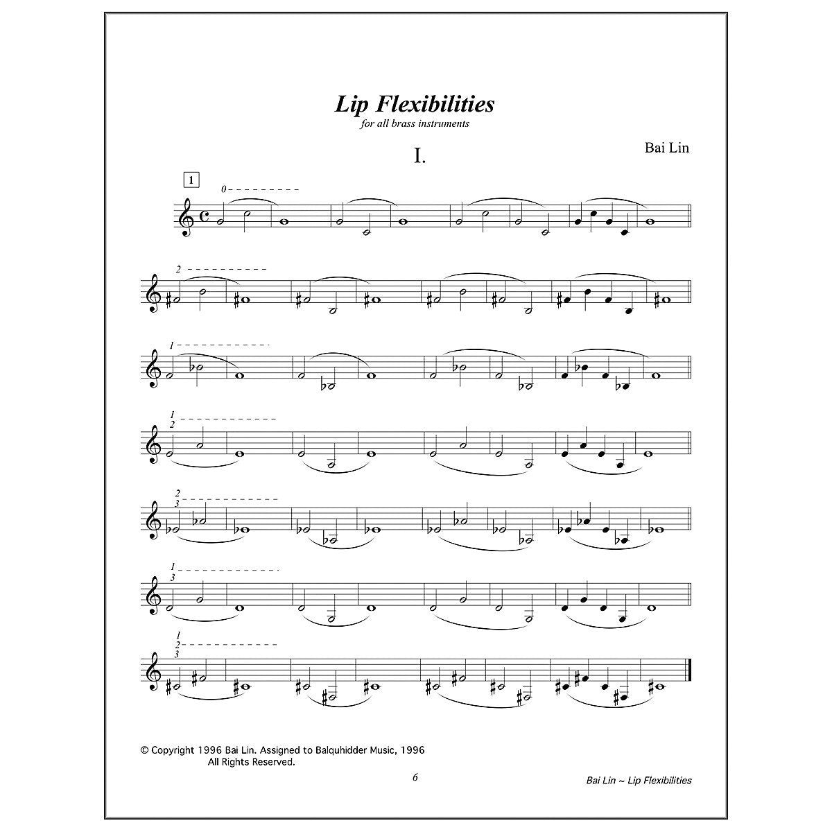 Carl Fischer Lip Flexibilities Book