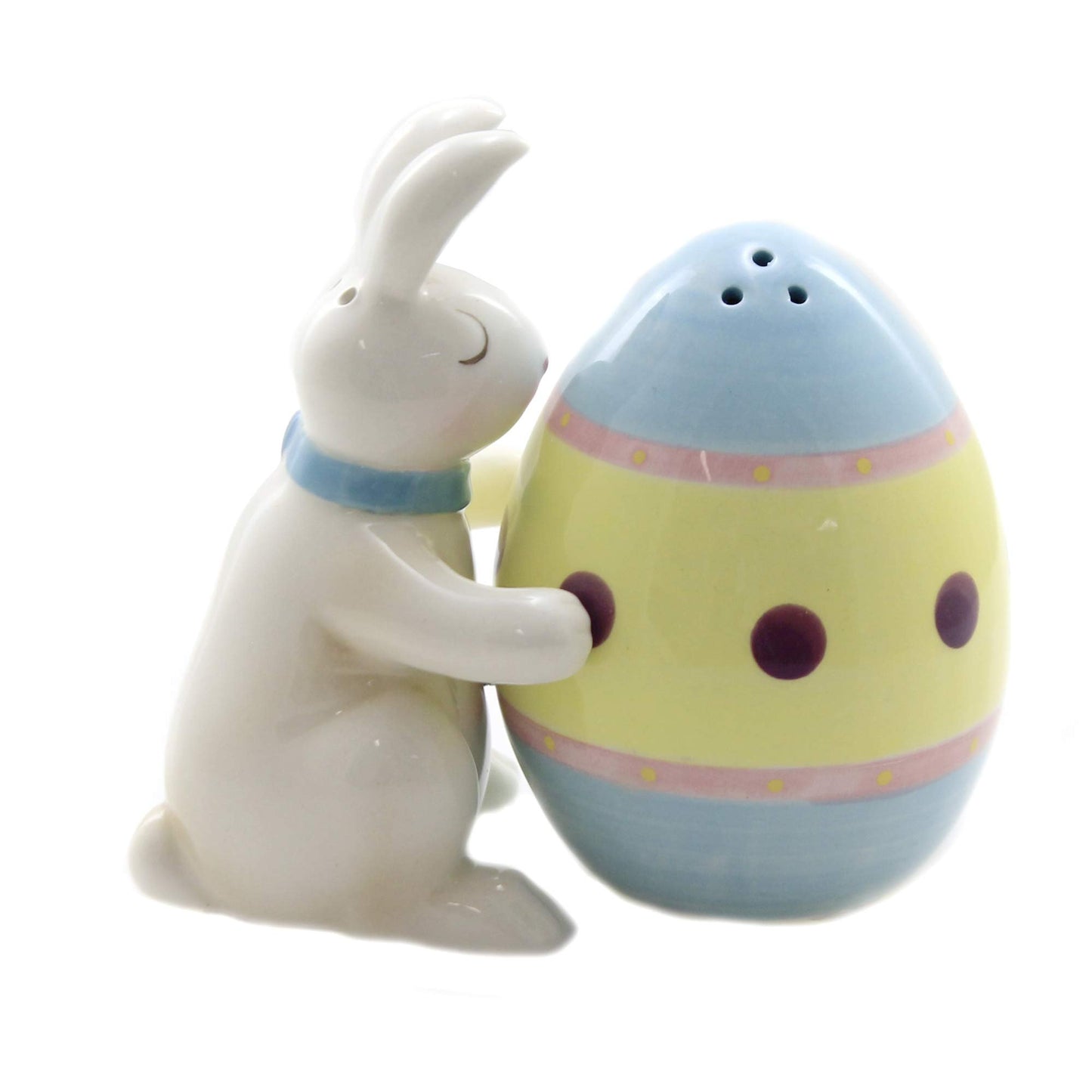 Pacific Trading Easter Bunny Egg Magnetic Salt Pepper Shaker Set