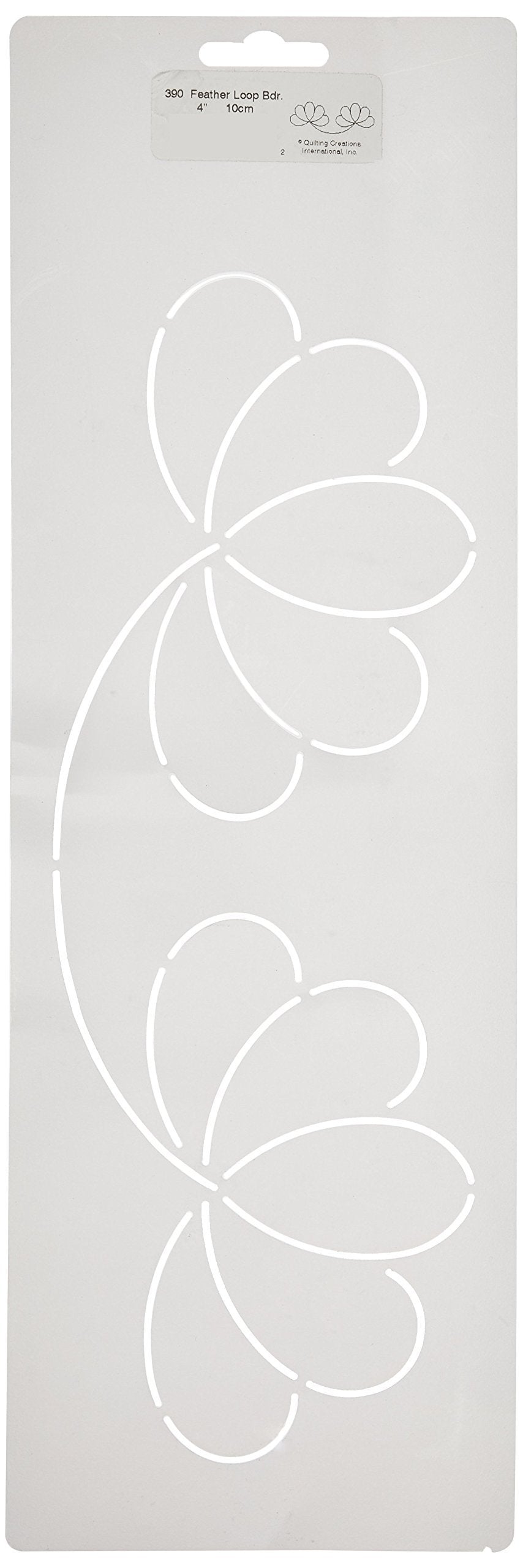 Quilting Creations Border Design Quilt Stencil, 4"