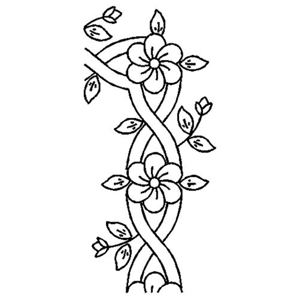 Quilting Creations Flower Border Quilt Stencil