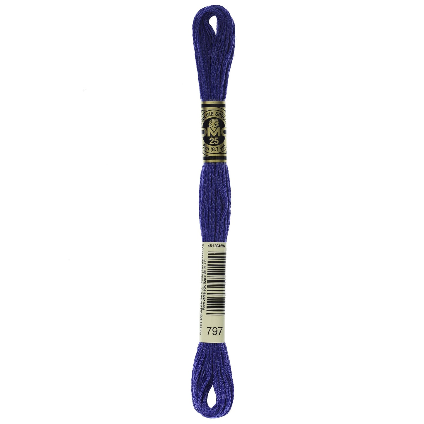 DMC Thread 6-Strand Embroidery Cotton 8.7 Yards Royal Blue 117-797 (12-Pack)