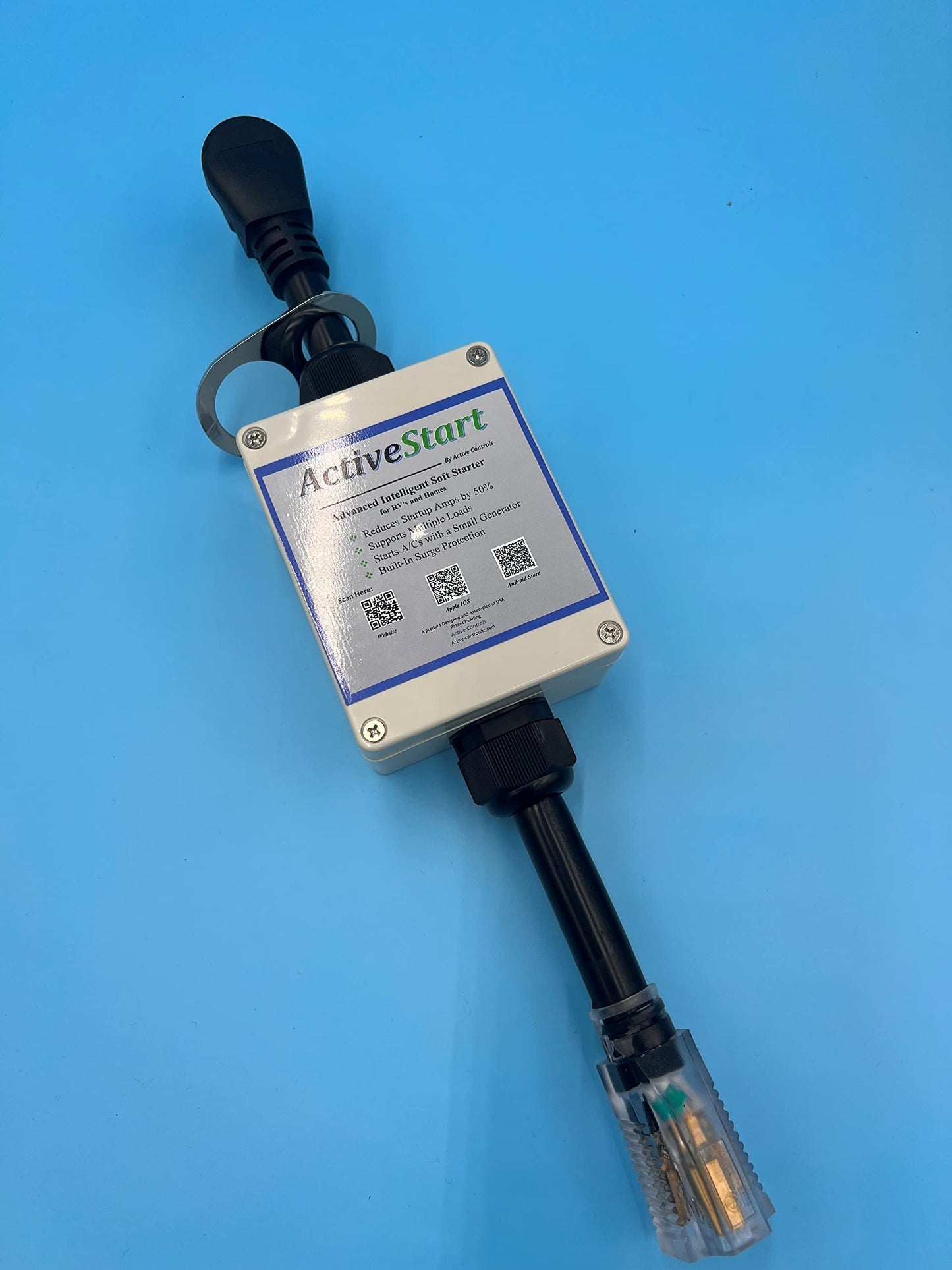 Softstart RV Air Conditioning 20 Amp Rating; 115 VAC; Reduces inrush current for generators. 15K BTU needs 2500 Watt to start 13.5K needs 2300Watts. Not for Solar Generators