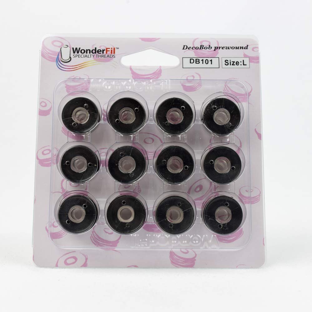 WonderFil, Specialty Threads, DecoBob, Pre-Wound Bobbins, Size L