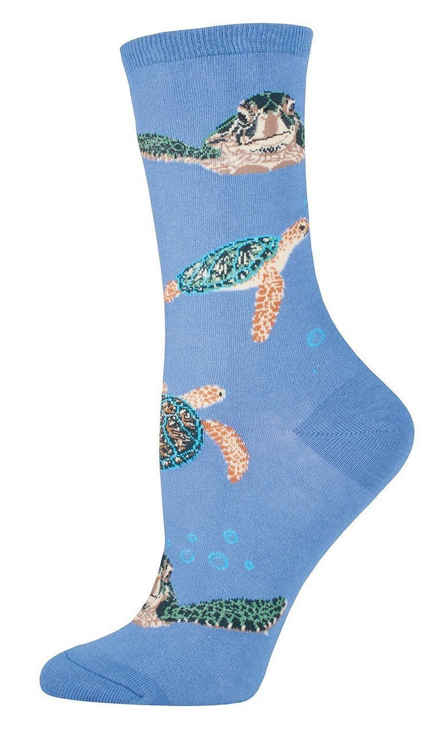 Socksmith Sea Turtles Socks Periwinkle Size 9-11, 1 EA