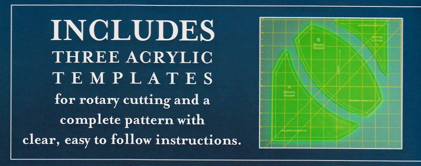 Winners Bouquet Quilt Pattern with templates by Terry Atkinson