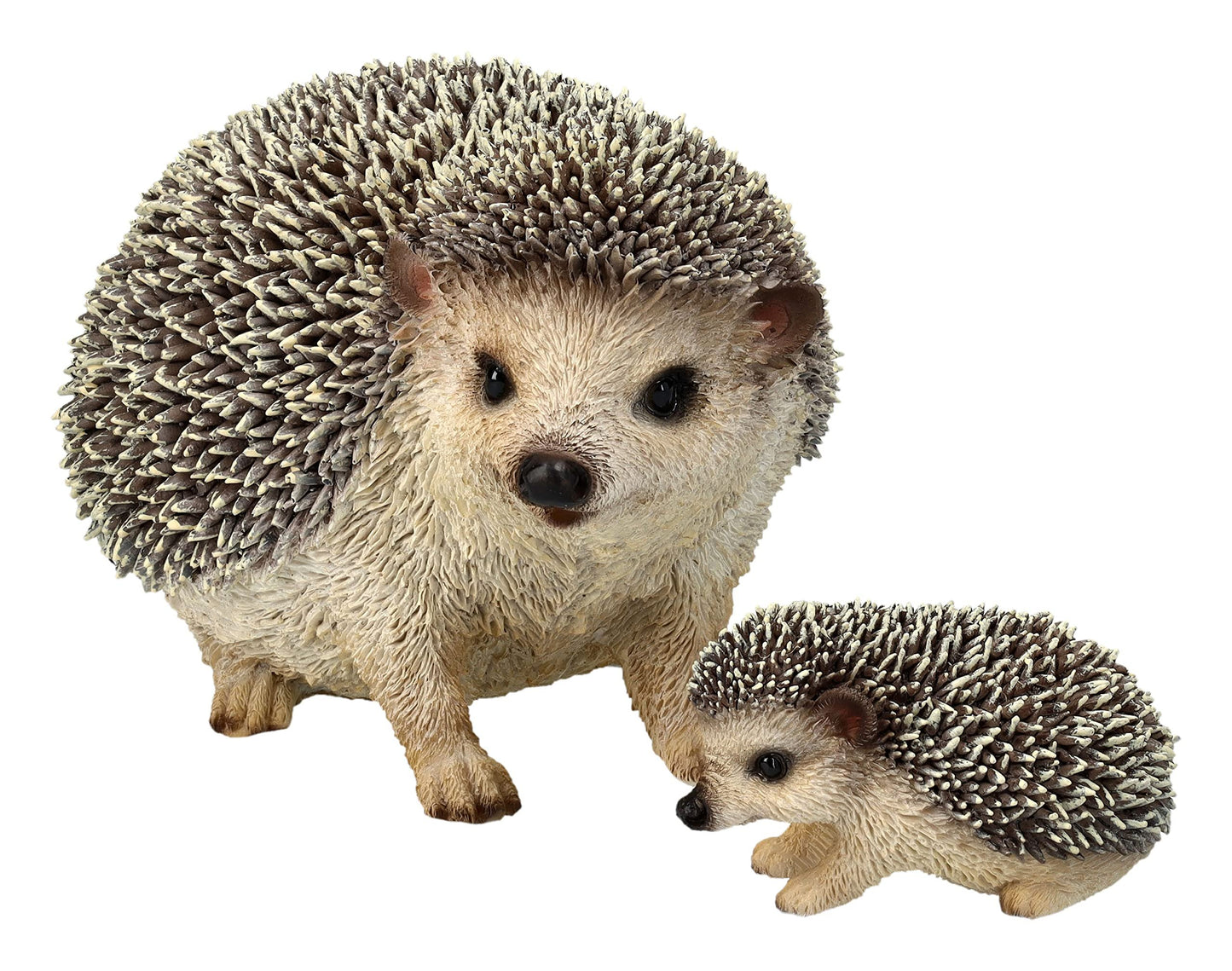 Pacific Trading Mother and Baby Hedgehog Figurine 17 Inch Multicolor