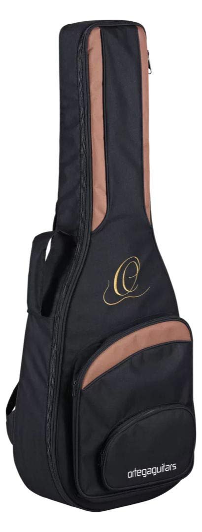 Ortega Guitars 6 String Private Room Distressed Suite Solid Top Slim Neck Acoustic-Electric Nylon Classical Guitar w/Bag, Right (DSSUITE-C/E)